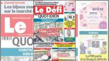 Voici la une du Défi Quotidien de ce jeudi 26 Mai 2022