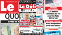 Voici la Une du Defi Quotidien de ce mercredi 27 février 2019