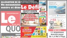 Voici la Une du Défi Quotidien de ce Jeudi 27 Juin 2019