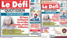 Voici la une du Défi Quotidien de ce Jeudi 30 Octobre 2025