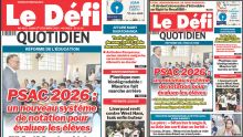 Voici la une du Défi Quotidien de ce Lundi 01 Décembre 2025
