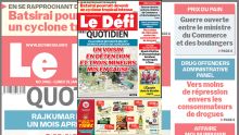 Voici la une du Défi Quotidien de ce lundi 31 janvier 2022