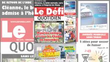 Voici la Une du Défi Quotidien de ce Vendredi 31 mai 2019