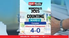 Municipales 2025 : Résultats Ward 2 Curepipe : l’Alliance du Changement rafle les 4 sièges
