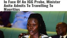La ministre ougandaise Evelyn Anite se défend d'avoir négocié en secret la vente d’Uganda Telecom à Mauritius Telecom