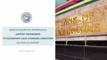Coronavirus : la BoM annonce un «Special Relief Amount» de Rs 5 milliards pour aider les entreprises affectées 