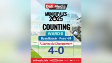 Municipales 2025 : Résultats en direct - Ward 6 Beau-Bassin/ Rose-Hill: l’Alliance du Changement rafle les 4 sièges