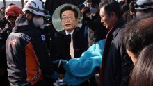 Le chef de file de l'opposition sud-coréenne poignardé