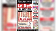 Voici la Une du Defi Quotidien de ce lundi 04 mars 2019