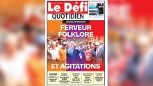 Voici la Une du Defi Quotidien de ce vendredi 08 novembre 2019