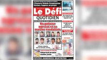 Voici la Une du Defi Quotidien de ce mardi 11 septembre 2018