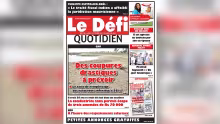 Voici la Une du Defi Quotidien de ce lundi 15 octobre 2018