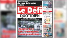 Voici la Une du Defi Quotidien de ce mardi 21 mai 2019