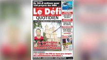 Voici la Une du Défi Quotidien de ce lundi 29 octobre 2018