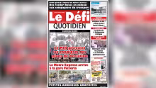 Voici la Une du Defi Quotidien de ce lundi 30 septembre 2019