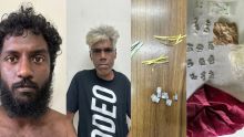 Riche-Terre : saisie de drogues d’une valeur de Rs 140 000 dans un guest house, deux suspects arrêtés