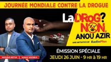 Journée mondiale contre la drogue : plateau spécial de 9 h à 19 h ce jeudi sur RadioPlus, TéléPlus et defimedia.info 
