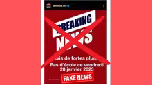 Avis aux élèves : Fake news en circulation !