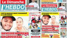 Voici la Une de Le Dimanche/L'Hebdo de ce Dimanche 24 Decembre 2023