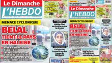 Voici la Une de Le Dimanche/L'Hebdo de ce Dimanche 14 Janvier 2024