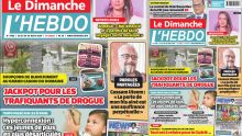 Voici la Une de Le Dimanche/L'Hebdo de ce Dimanche 24 Mars 2024