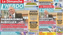 Voici la Une de Le Dimanche/L'Hebdo de ce Dimanche 12 Mai 2024