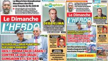 Voici la Une de Le Dimanche/L'Hebdo de ce Dimanche 30 Mars 2025