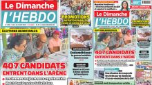 Voici la Une de Le Dimanche/L'Hebdo de ce Dimanche 06 Avril 2025