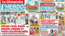 Voici la Une de Le Dimanche/L'Hebdo de ce Dimanche 24 Mai 2025