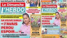 Voici la Une de Le Dimanche/L'Hebdo de ce Dimanche 12 Octobre 2025
