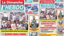 Voici la Une de Le Dimanche/L'Hebdo de ce Dimanche 23 Novembre 2025