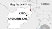 Forte secousse sismique ressentie au Pakistan et en Afghanistan