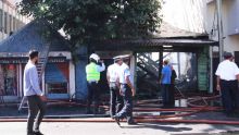 Port-Louis : un magasin en proie aux flammes