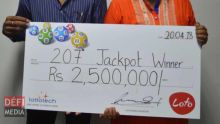 Loto : il remporte Rs 2,5 millions à quelques jours du mariage d'un de ses enfants