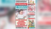 Voici la Une de Le Dimanche / L'Hebdo