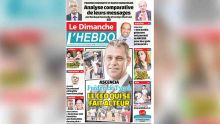 Voici la Une de Le Dimanche / L'Hebdo