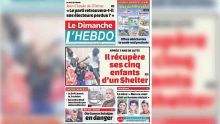 Voici la Une de Le Dimanche / L'Hebdo