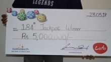 Loto : un employé d’hôtel remporte Rs 5 millions