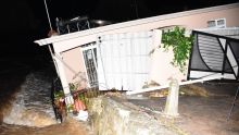 Pluies torrentielles : une maison s'effondre à Tranquebar