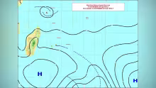 Zone de base pression à 1 500 km de Maurice: elle pourrait être baptisée Ambali par le service météo de Madagascar
