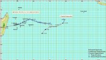 Météo : la dépression tropicale devrait passer loin des îles Mascareignes