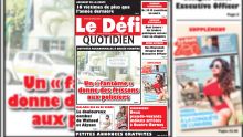 Voici la Une du Defi Quotidien de ce mardi 15 mai 2018