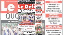 Voici la Une du Defi Quotidien de ce vendredi 27 avril