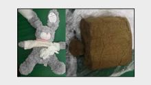 Rs 156 000 de haschich cachés dans une peluche mènent à l’arrestation d’un serveur du Touessrok 