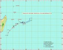 Berguitta : le cyclone passera au plus près de Maurice mercredi soir