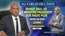 Renganaden Padayachy, l'invité de l'émission «Au Coeur de l'Info» ce jeudi