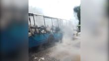 Belle-Vue Maurel : un autobus de la CNT ravagé par le feu