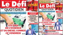 Voici la une du Défi Quotidien de ce vendredi 13 Janvier 2023