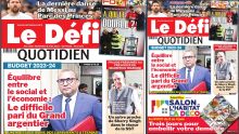Voici la une du Défi Quotidien de ce Vendredi 02 Juin 2023