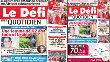  Voici la une du Défi Quotidien de ce Lundi 07 Août 2023